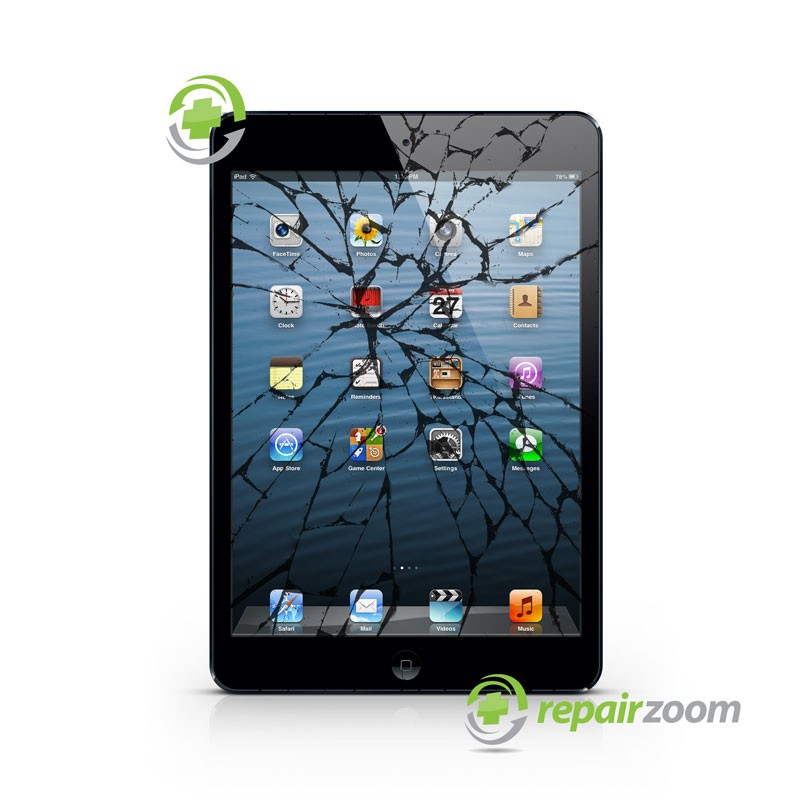 Broken iPad Mini Screen Cracked Glass Repair