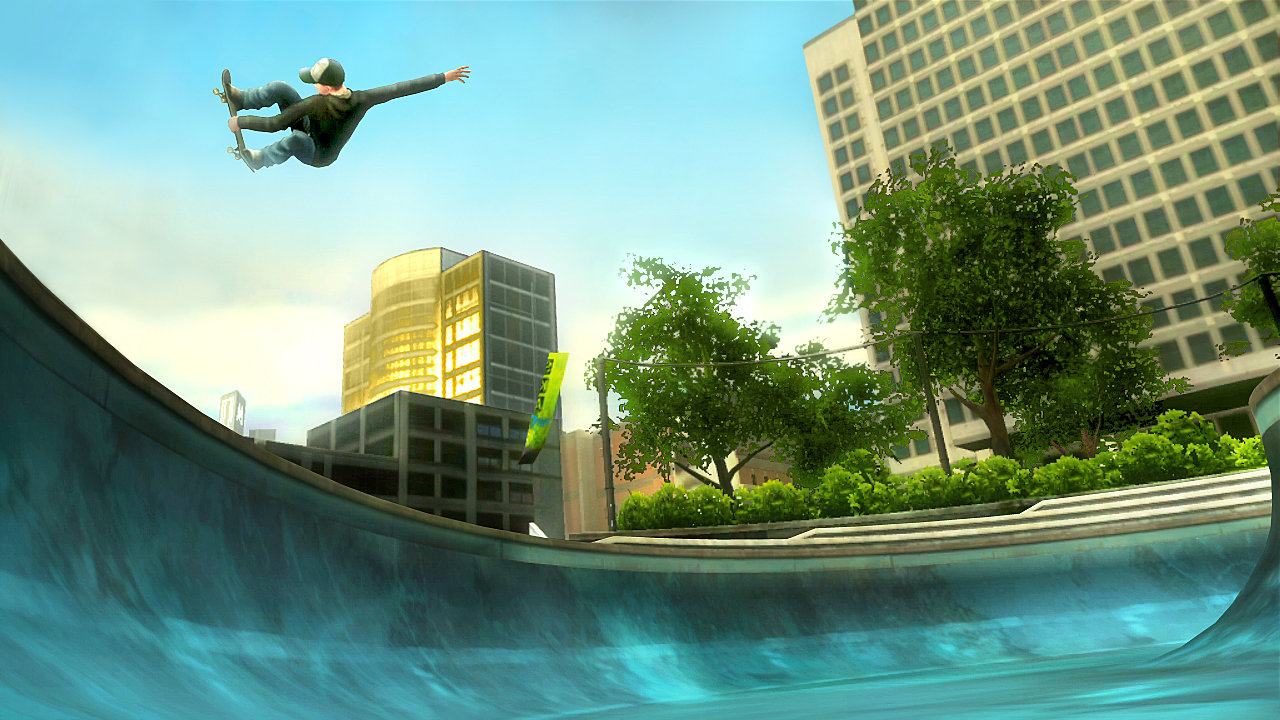 Skateboarding Desktop Wallpaper Of Video Game