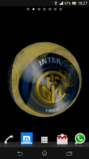 Ball 3d Inter Milan Live Wallpaper For Android