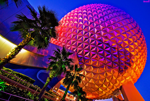 Epcot Center S Spaceship Earth 11mm Photo Sharing