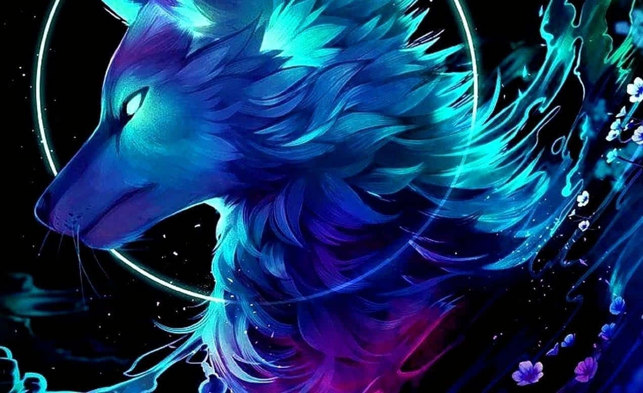 Blue Wolf Wallpaper