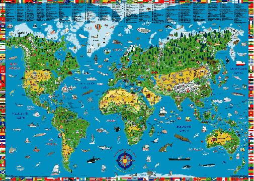 Tom Blogs The world on your desktop map wallpaper