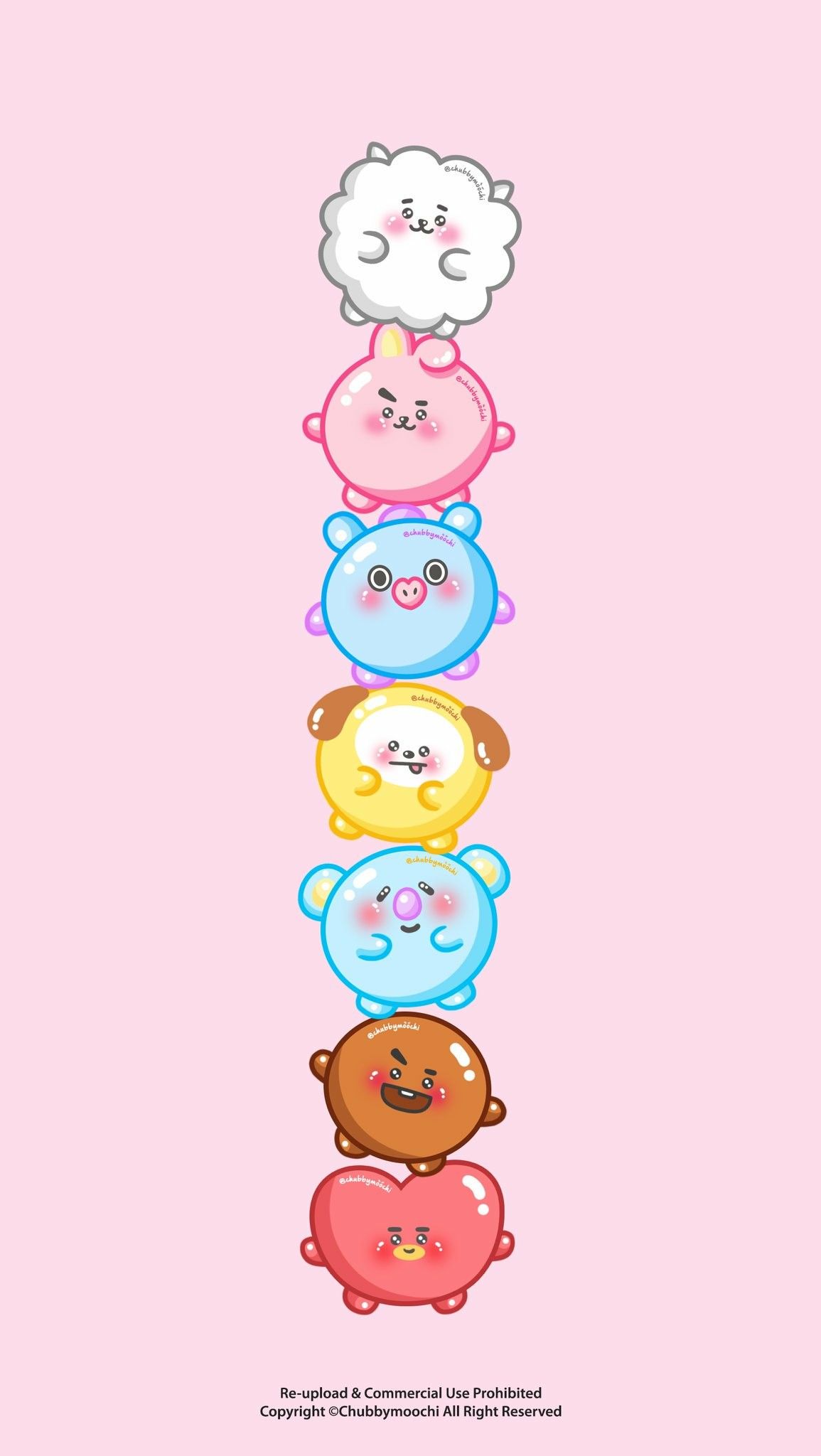 Bt21 Wallpaper Papeis De Parede Bts Papel Kpop Image