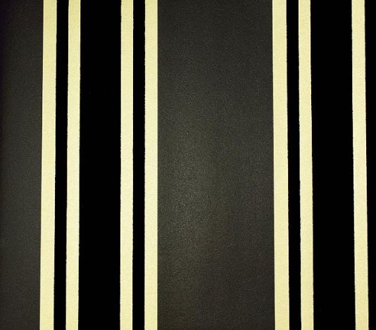 Wall Paint Them Charcoal And Gold Stripe With Flock In Black