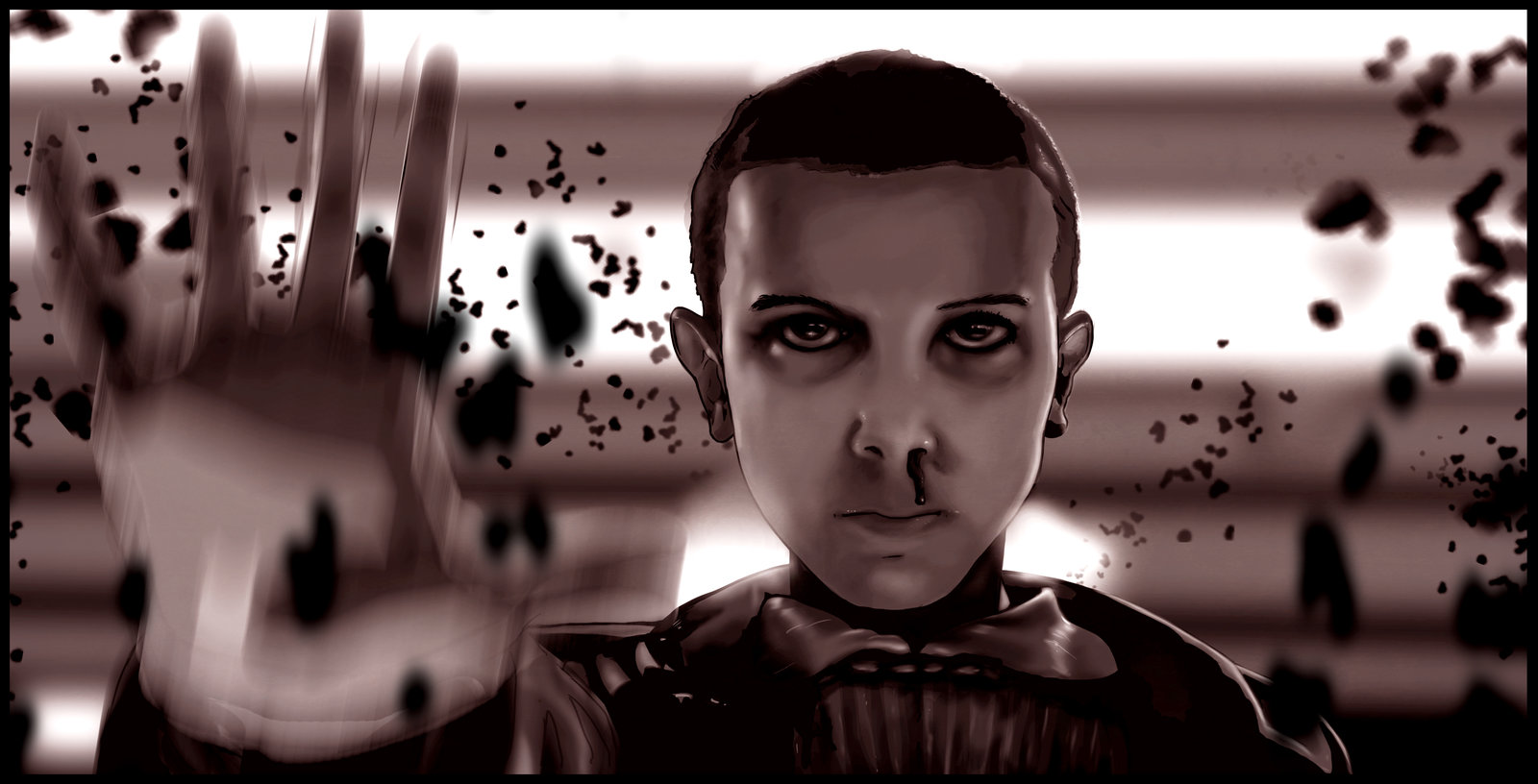 Eleven Stranger Things by Mckdirt 1600x816