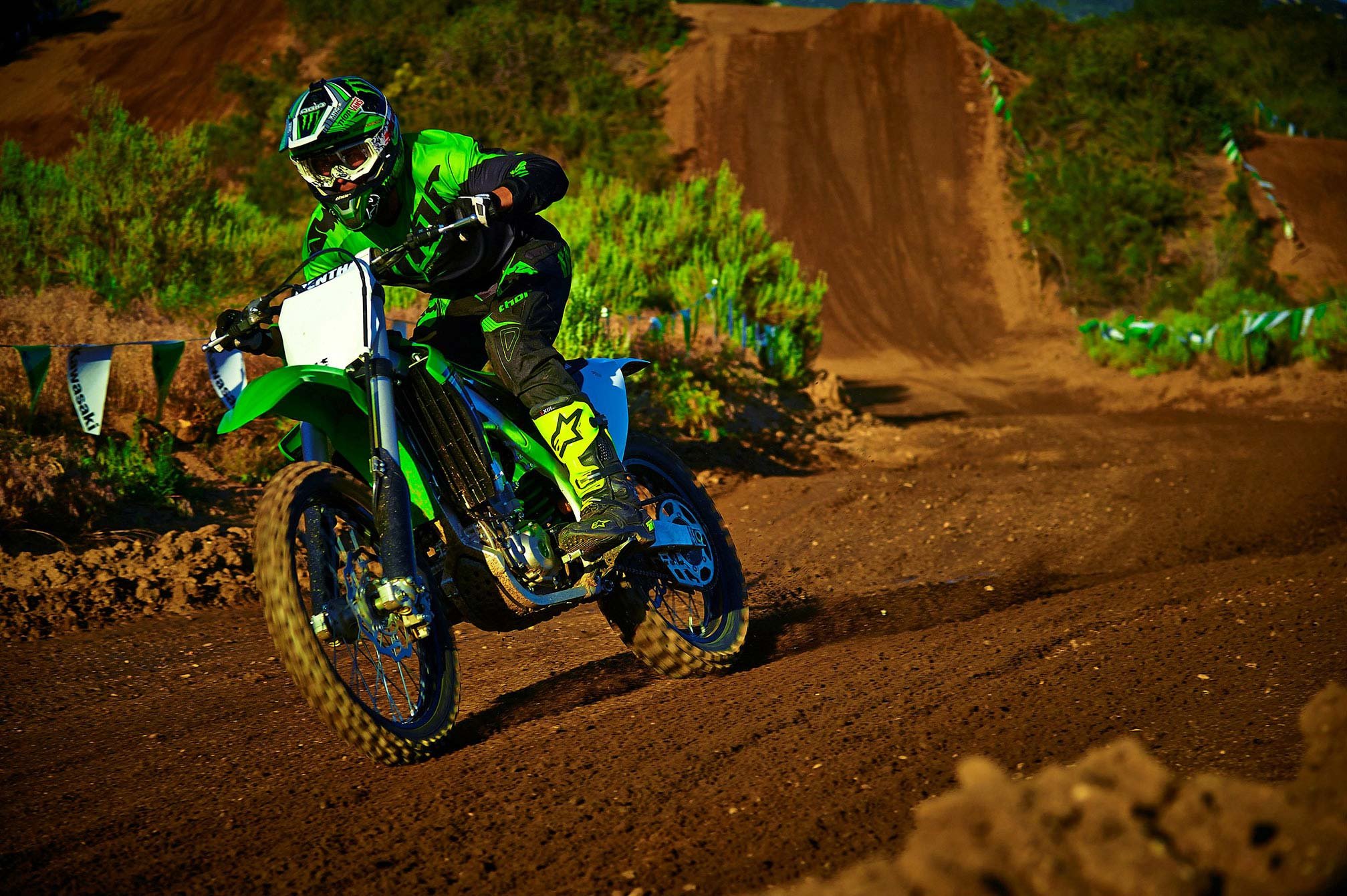 Kawasaki Kx450f Motocross Dirtbike Wallpaper