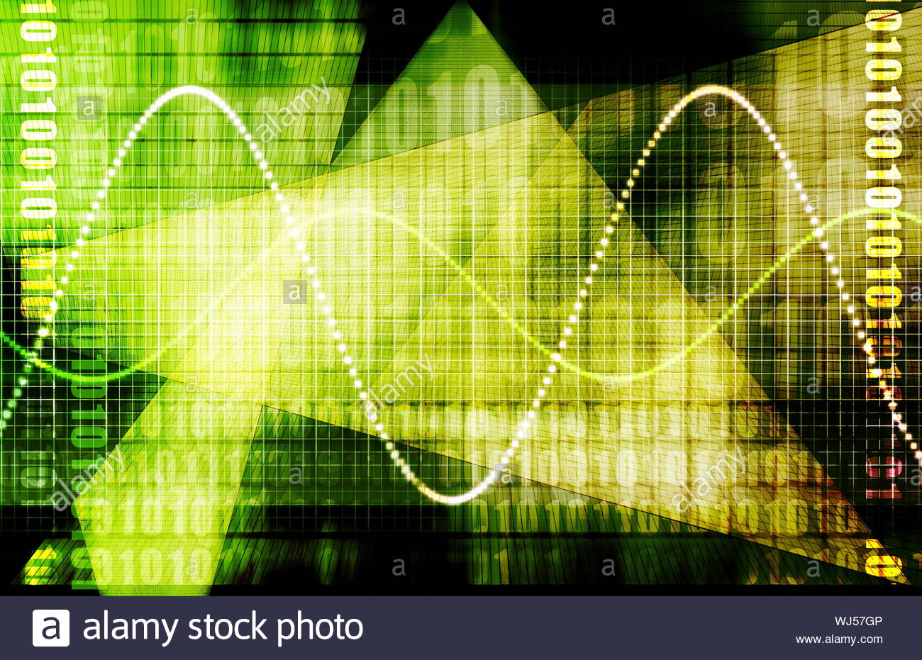 A Finance Spreadsheet Tech Graph Art Background Stock Photo