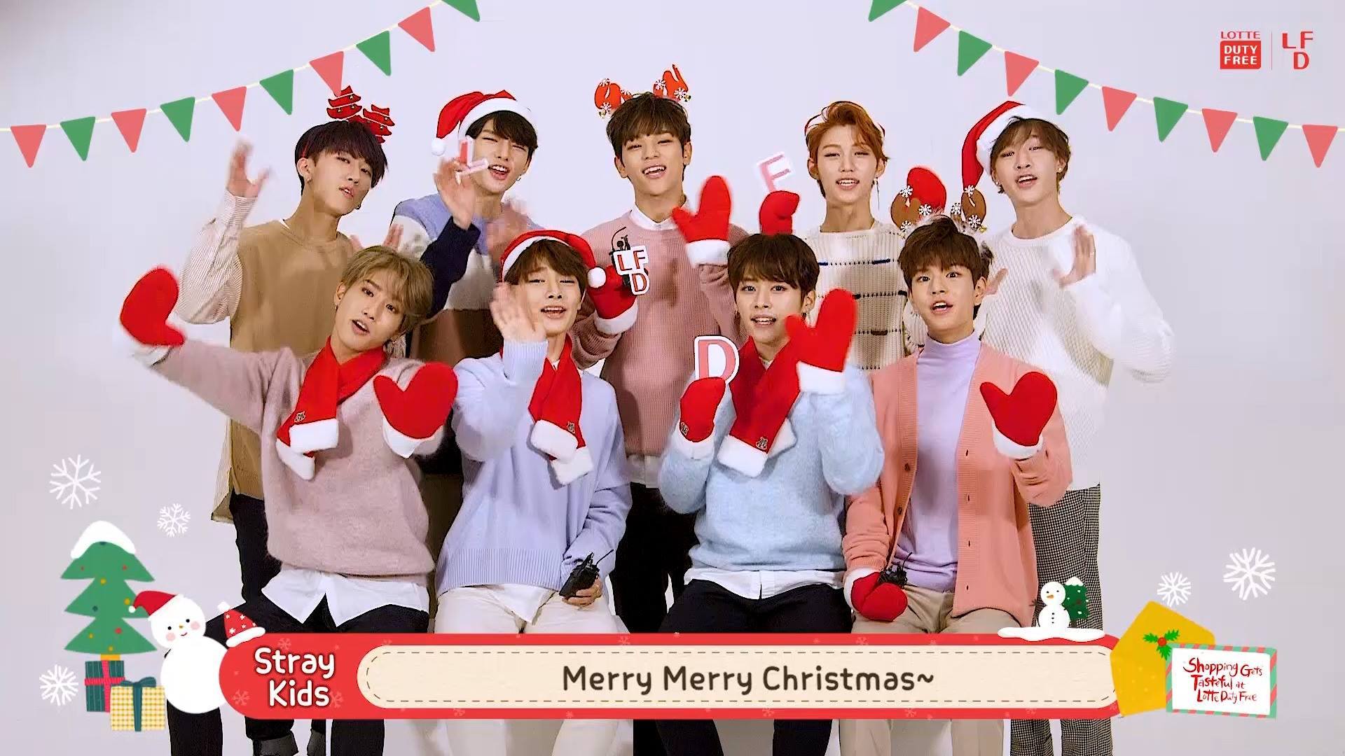 LOTTE DUTY FREE] Have a merry merry Christmas from StrayKids