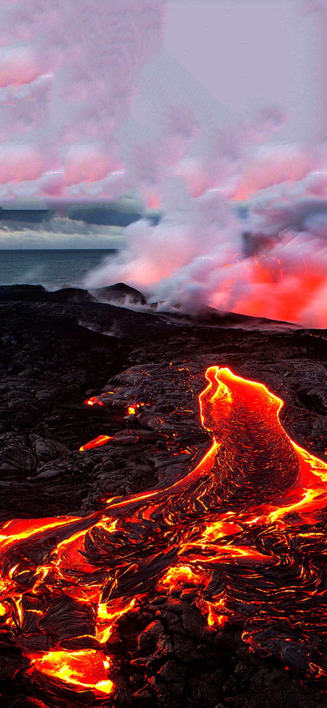 Best Volcano Wallpaper For iPhone X Ioswall