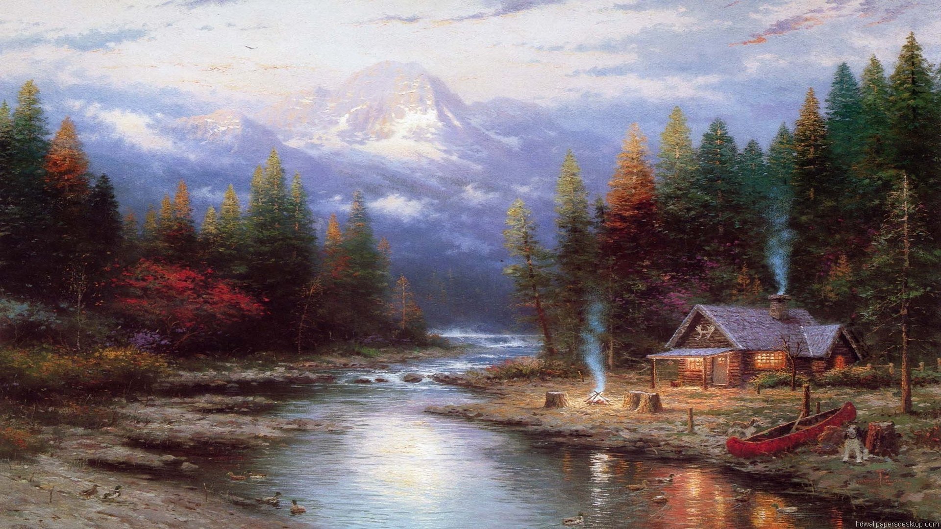 Thomas Kinkade Wallpaper for iPad - WallpaperSafari