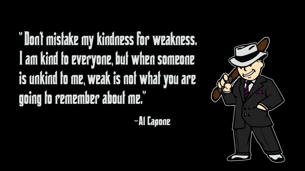 Fallout Kindness Al Capone By Imtabe