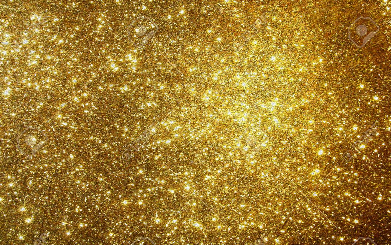 Golden Background Gold Shimmer And Glitter Stock Photo Picture