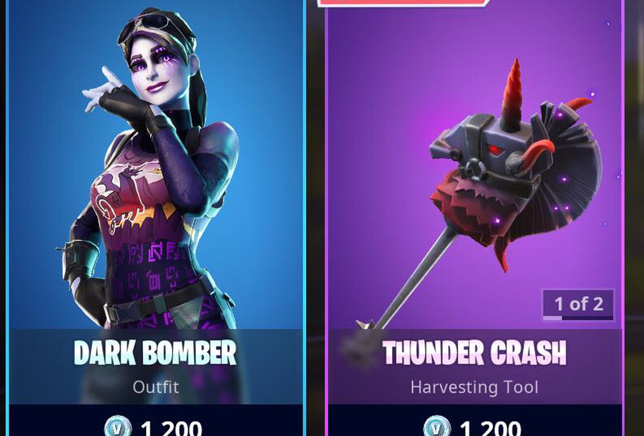 Here S Fortnite Awesome Cube Corrupted Dark Bomber Skin Now