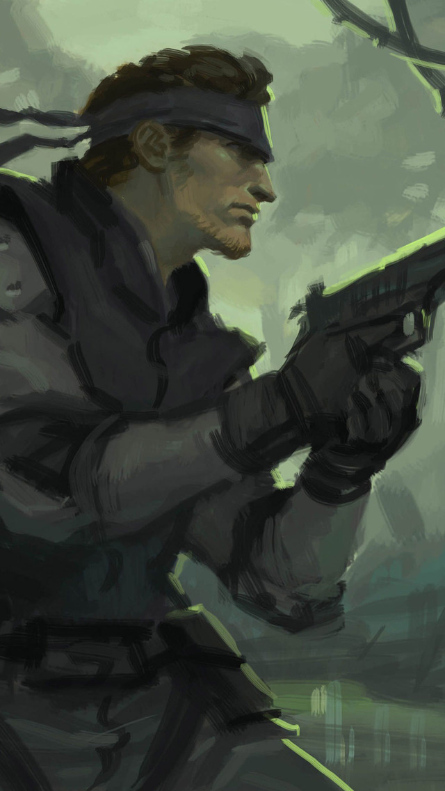 Solid Snake Metal Gear Mobile Wallpaper