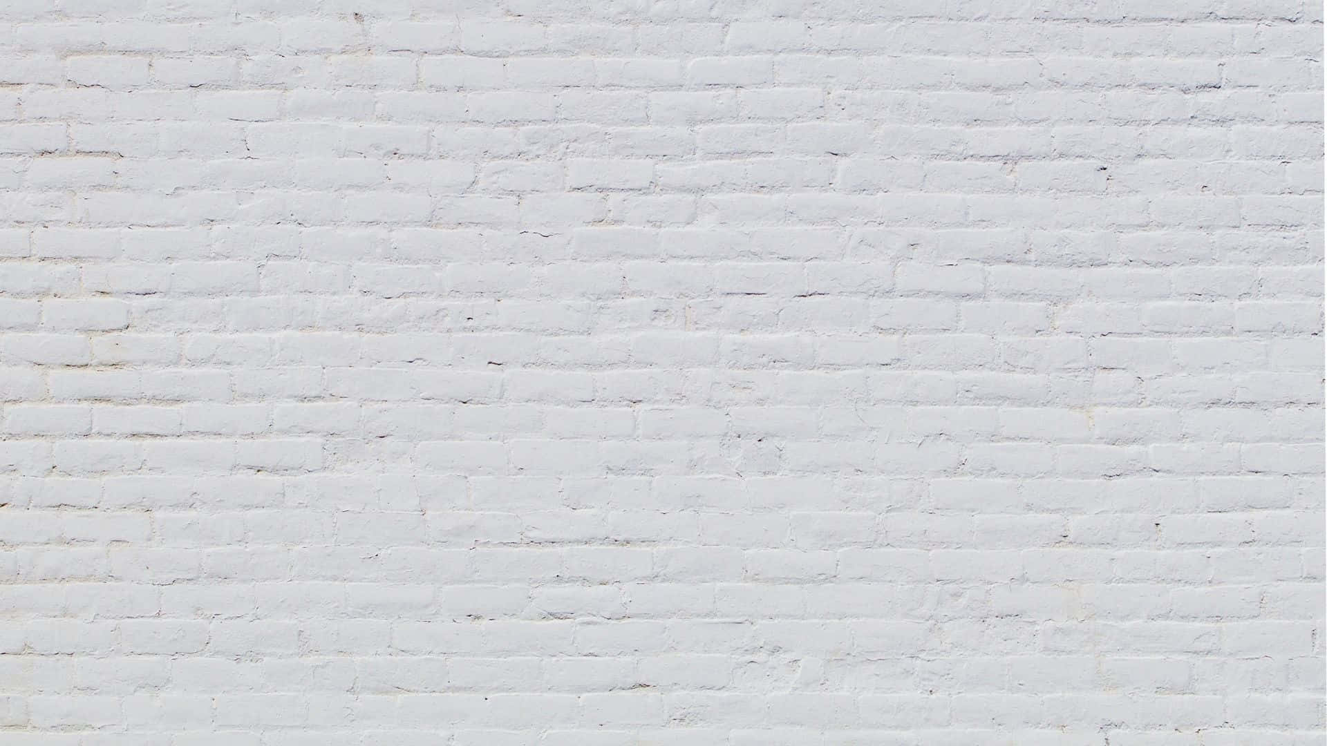 White Brick Background Wallpaper