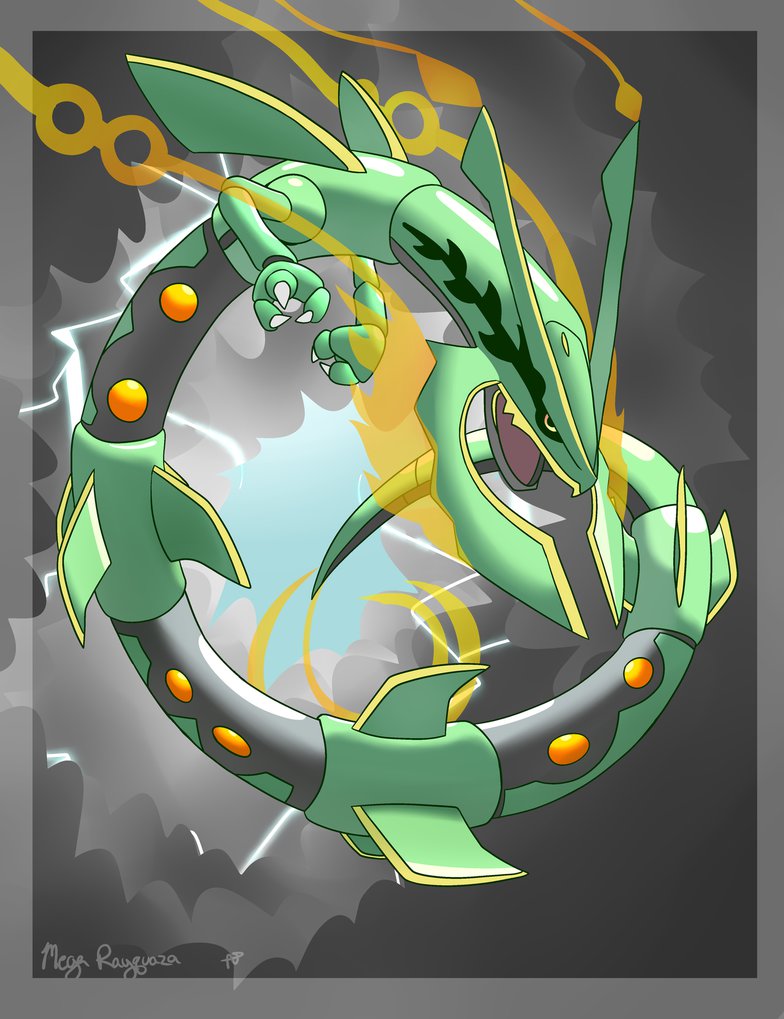 Mega Rayquaza By Tonyficticium