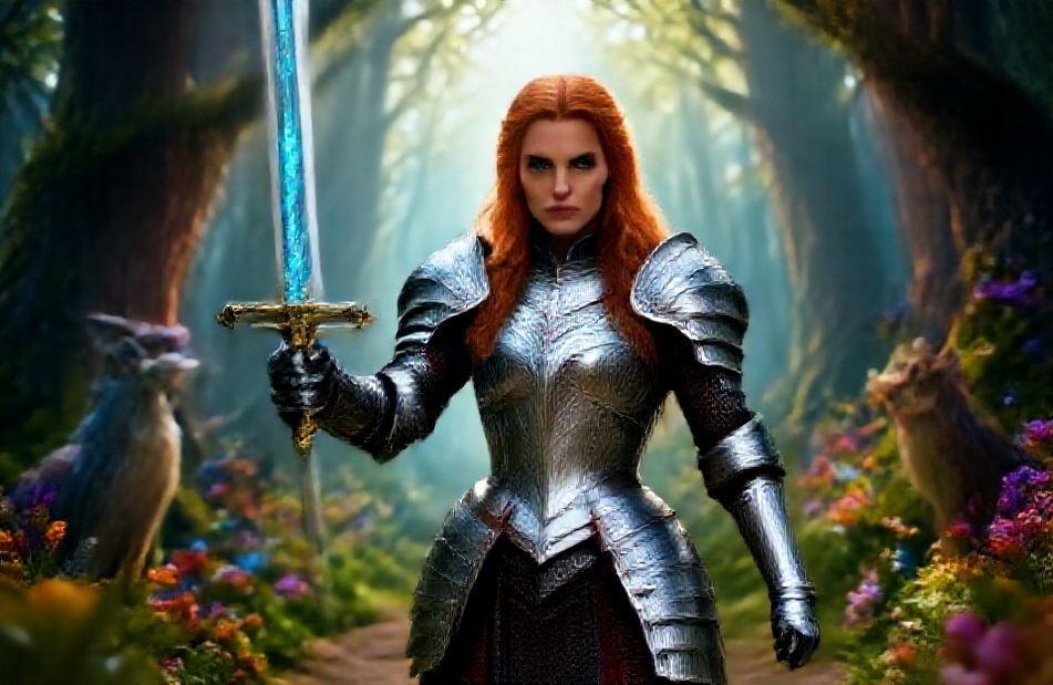 Fantasy Female Warrior Wallpaper