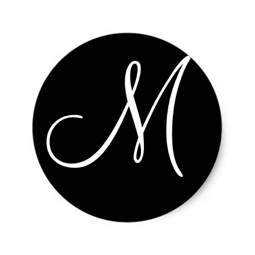 Monogram Letter M Wedding
