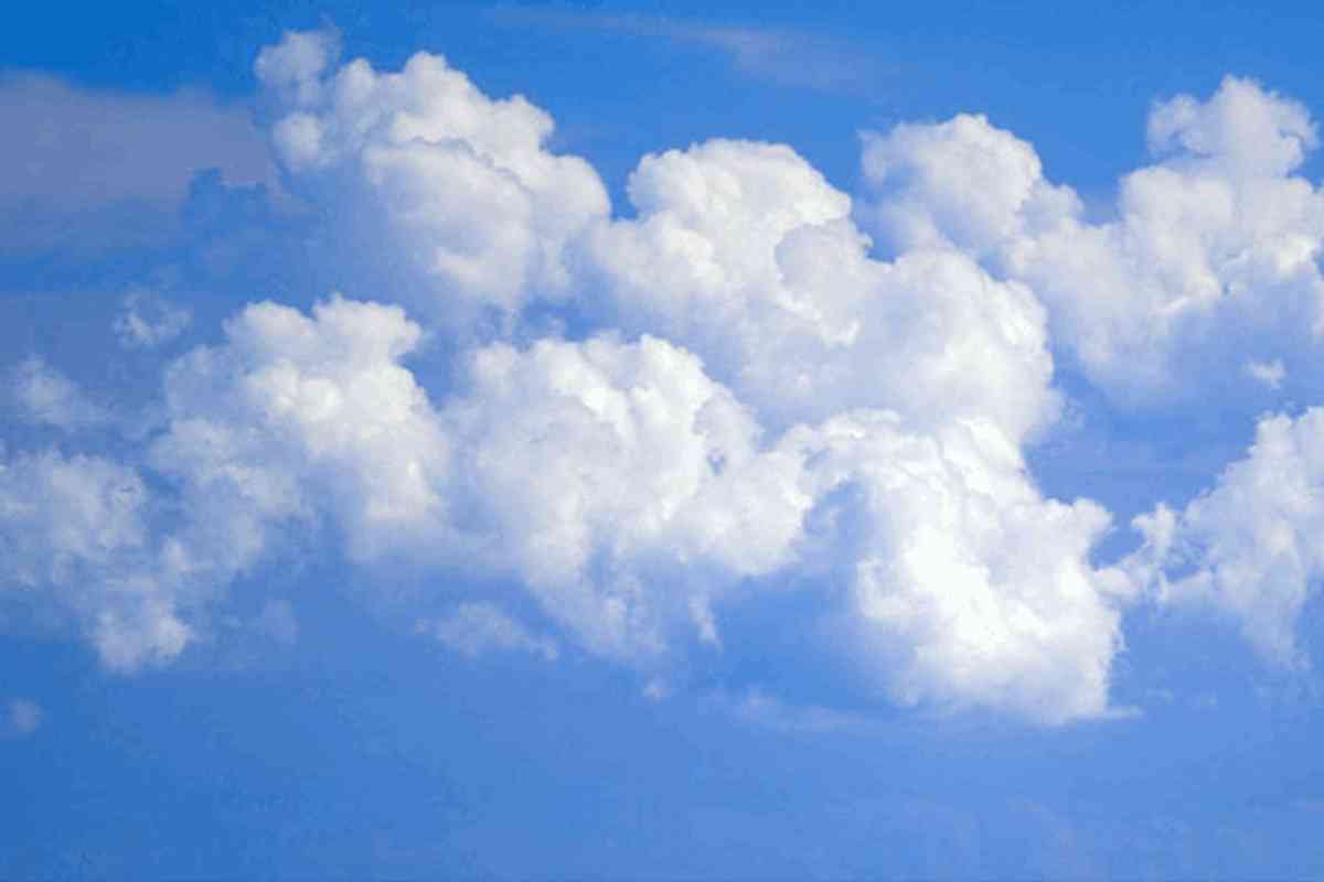 Blue Sky With Clouds Background Image Wallpaper or Texture for 1200x800