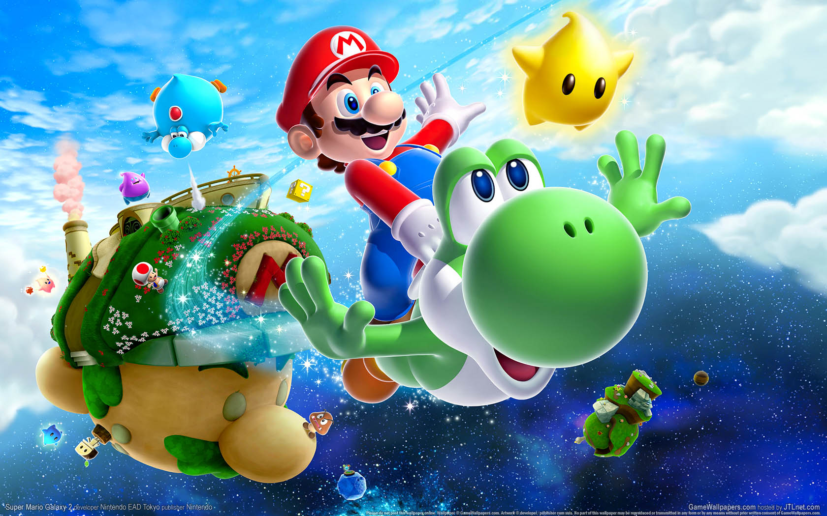 Super Mario Galaxy Wallpaper Nintendofuse