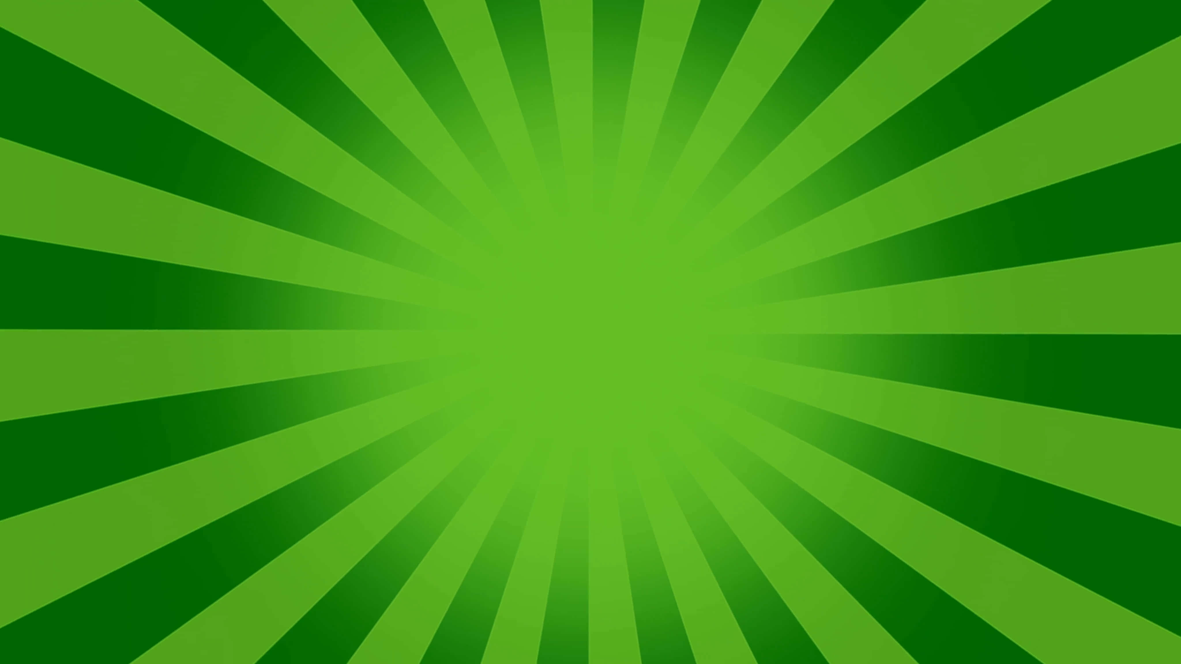 Bright Green Sunburst Background