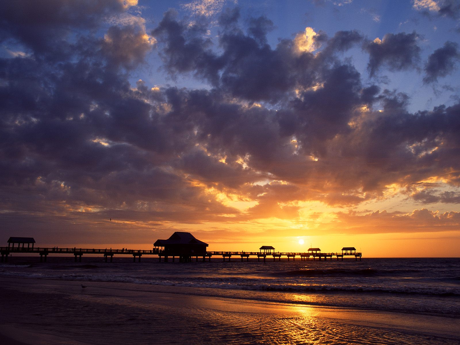 Nature Wallpaper Sunset Over The Gulf Of Mexico Clearwater Florida