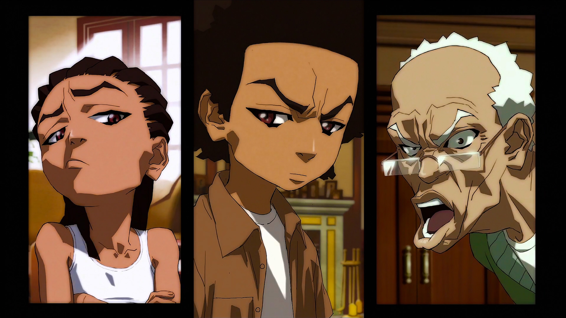 Free download The Boondocks The Boondocks Wallpaper 1920x1080 42346  [1920x1080] for your Desktop, Mobile & Tablet | Explore 74+ The Boondocks  Wallpapers | Huey Freeman Wallpaper, Boondocks Wallpaper Huey and Riley, The