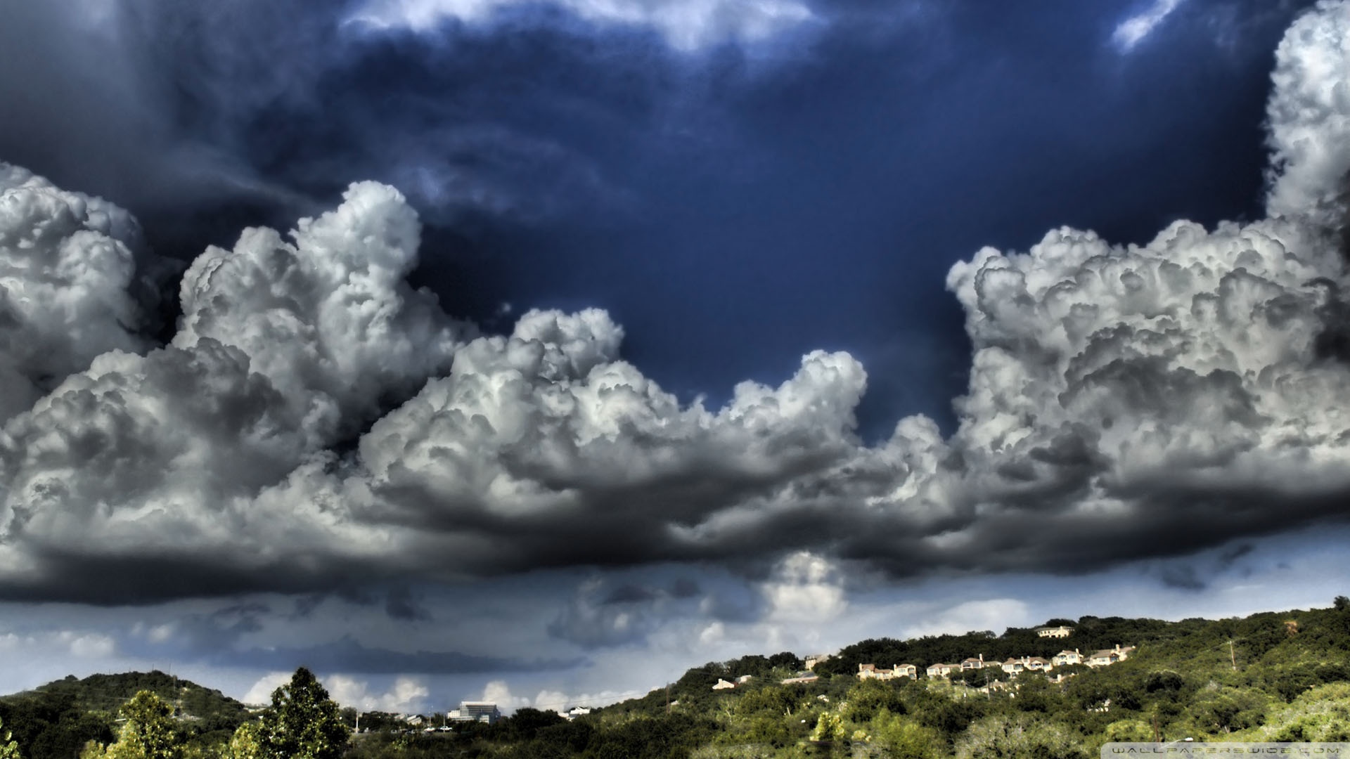 Cloudy Sky Hdr Wallpaper 1920x1080 Cloudy Sky Hdr