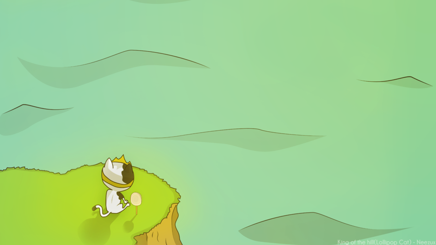 King of the Hill Lollipop Cat   Wallpaper by Neezux on deviantART