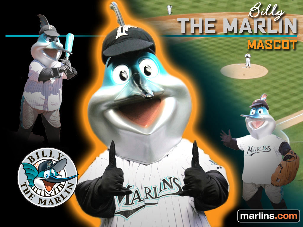 Download Miami Marlins Mascot Wallpaper
