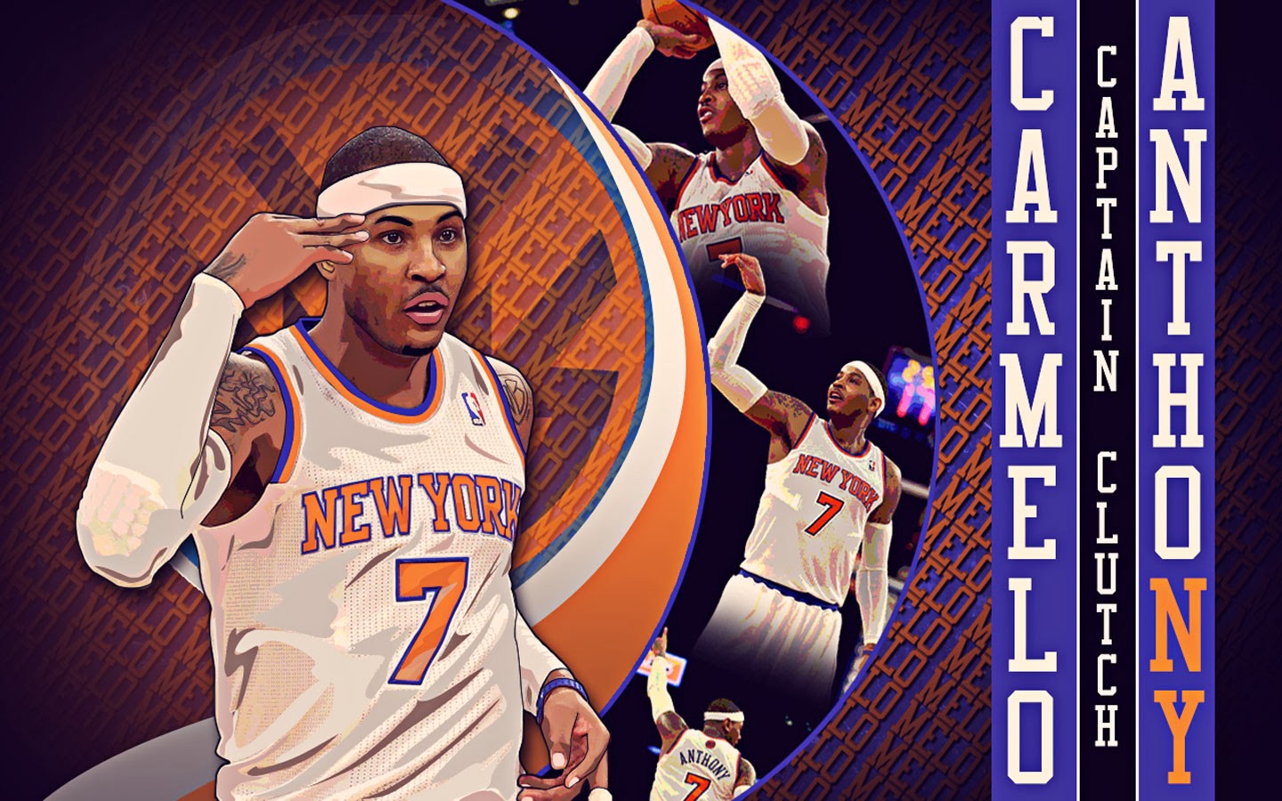 Its All About Basketball Carmelo Anthony New Wallpaper 2014 1440x900