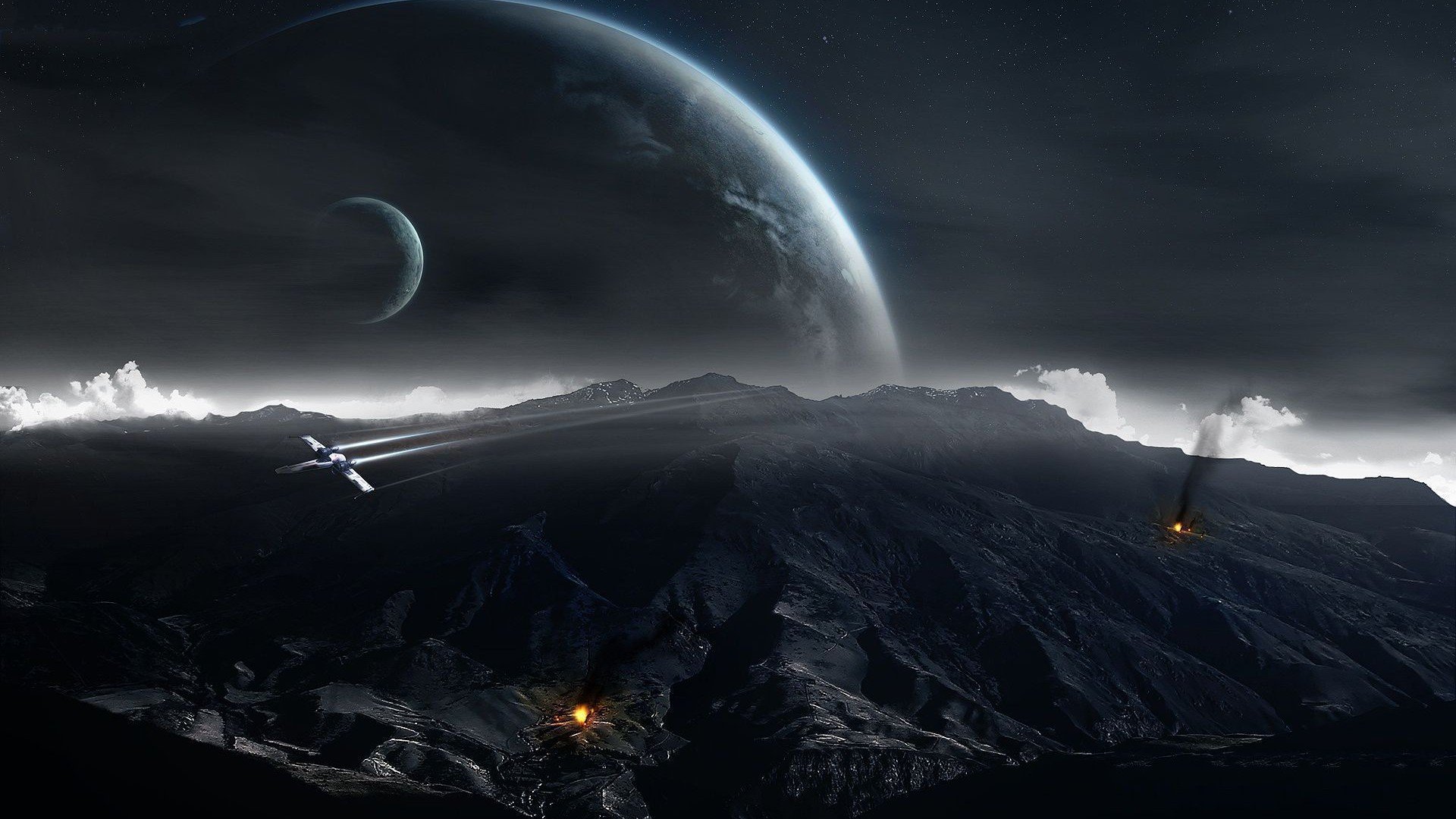 Mystery Sci Fi Futuristic Film Spaceship Space Wallpaper Background