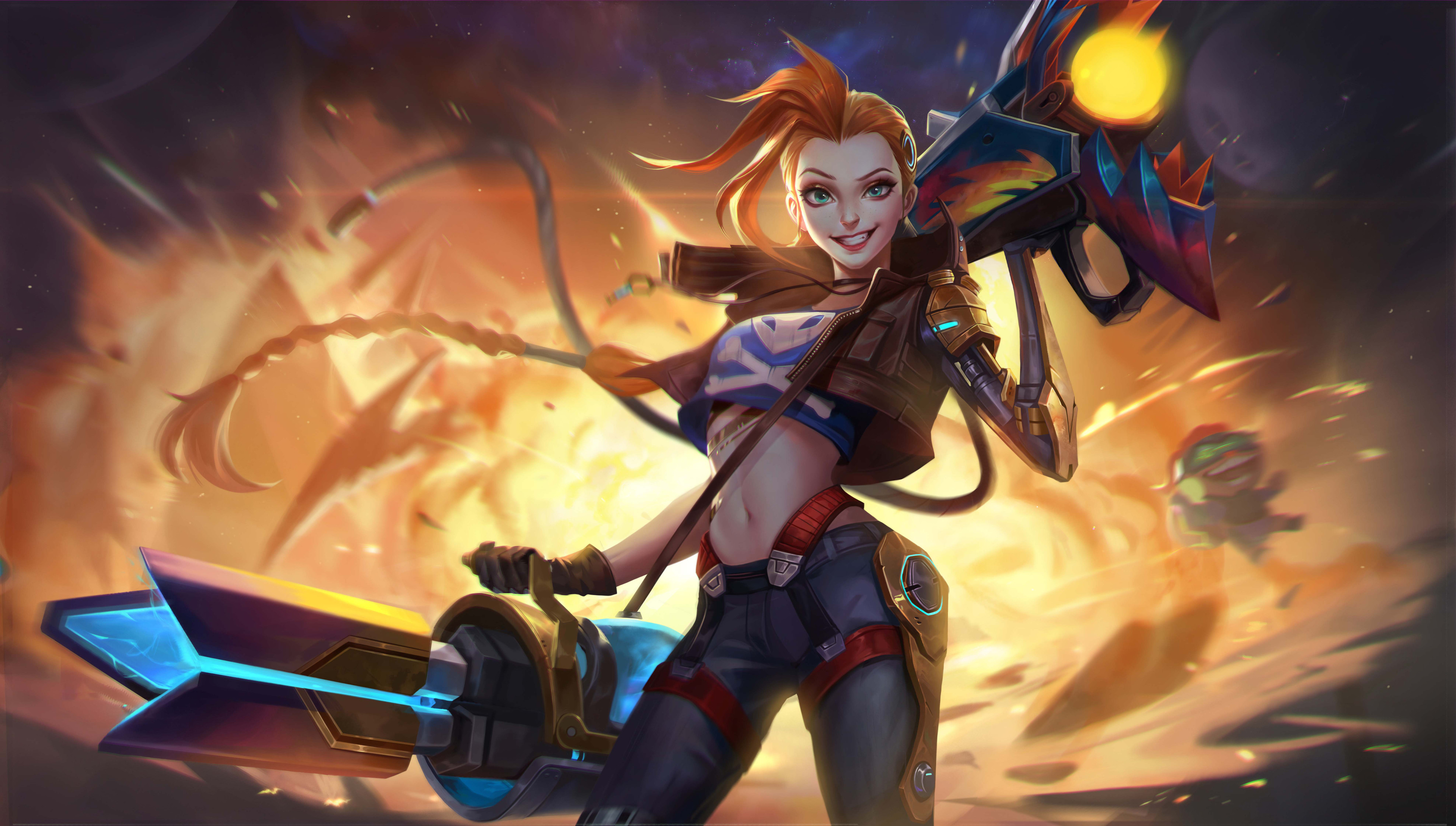 League Of Legends Jinx 4k Wallpaper HD Games