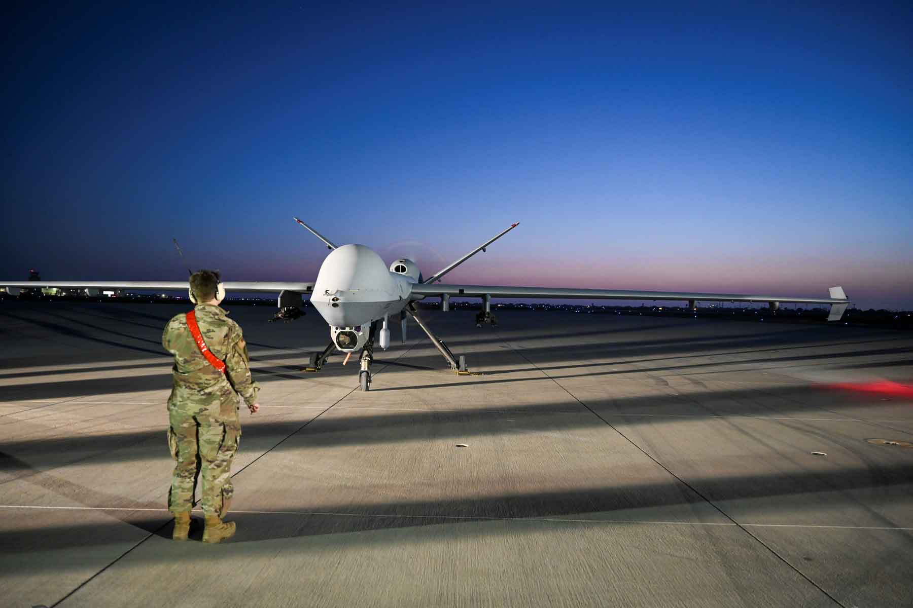 The Air Force Is Testing Ways To Use Mq Drone In Island