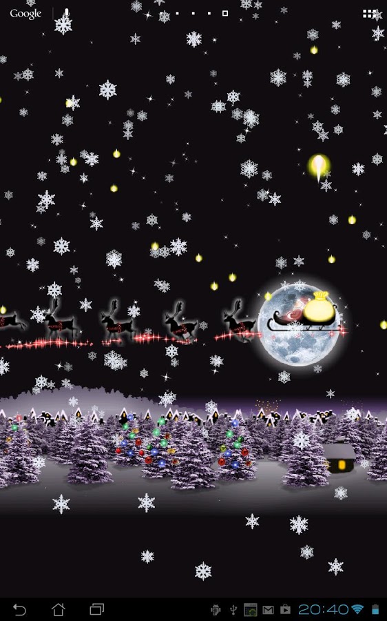 Christmas Live Wallpaper HD Run Rudolph Santa Has A Lot Of Work
