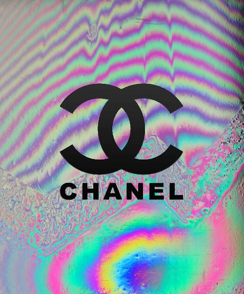 Drugs Trippy Chanel Logo Grunge