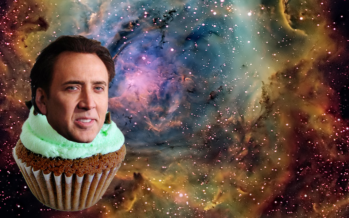 Beautyfull Nicolas CageCupcake