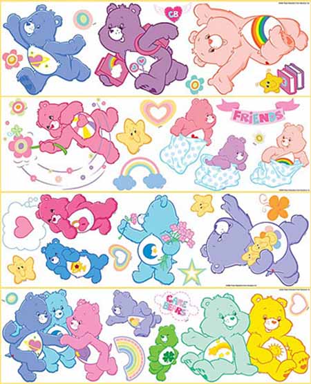🔥 Download Care Bears Peel And Stick Wallpaper Border Ps96300 by ...