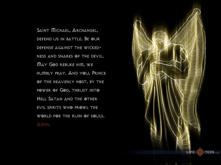 St Michael The Archangel Prayermichael Prayer Christian Wallpaper