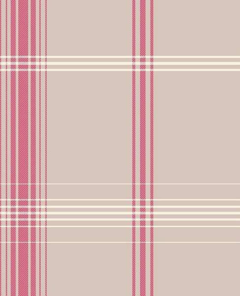 Feature Wallpaper Pink Beige Check Stripe Paste The Wall Next Day Post