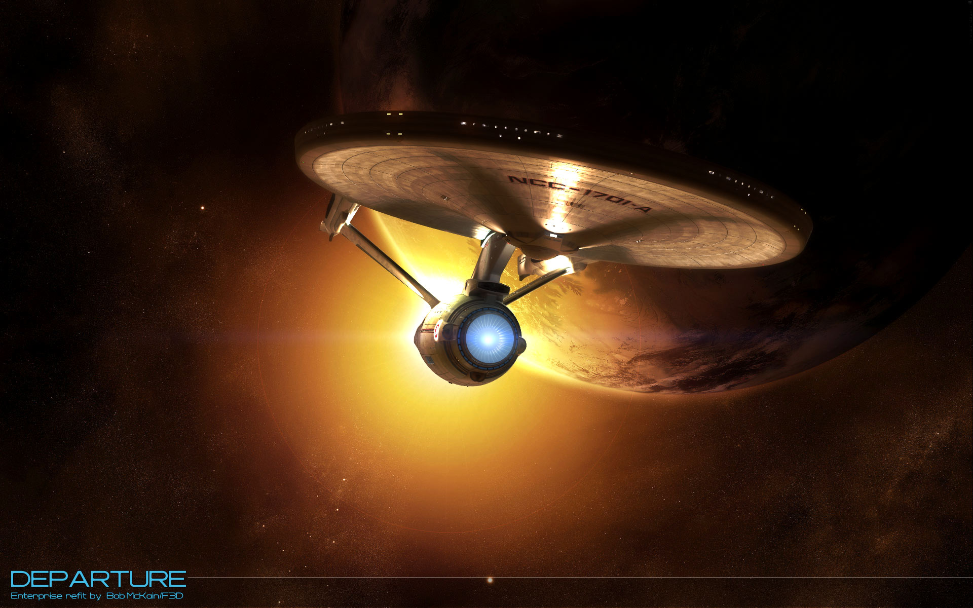 Departure Trek Star Savers Screen Wallpaper HD