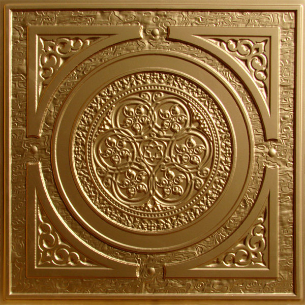 Free download Steampunk Faux Tin Ceiling Tile 24x24 225 Gold wallpaper