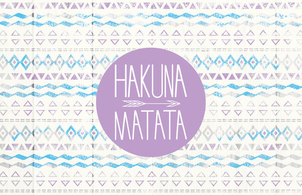 Hakuna Matata Tribal Wallpaper Jpg