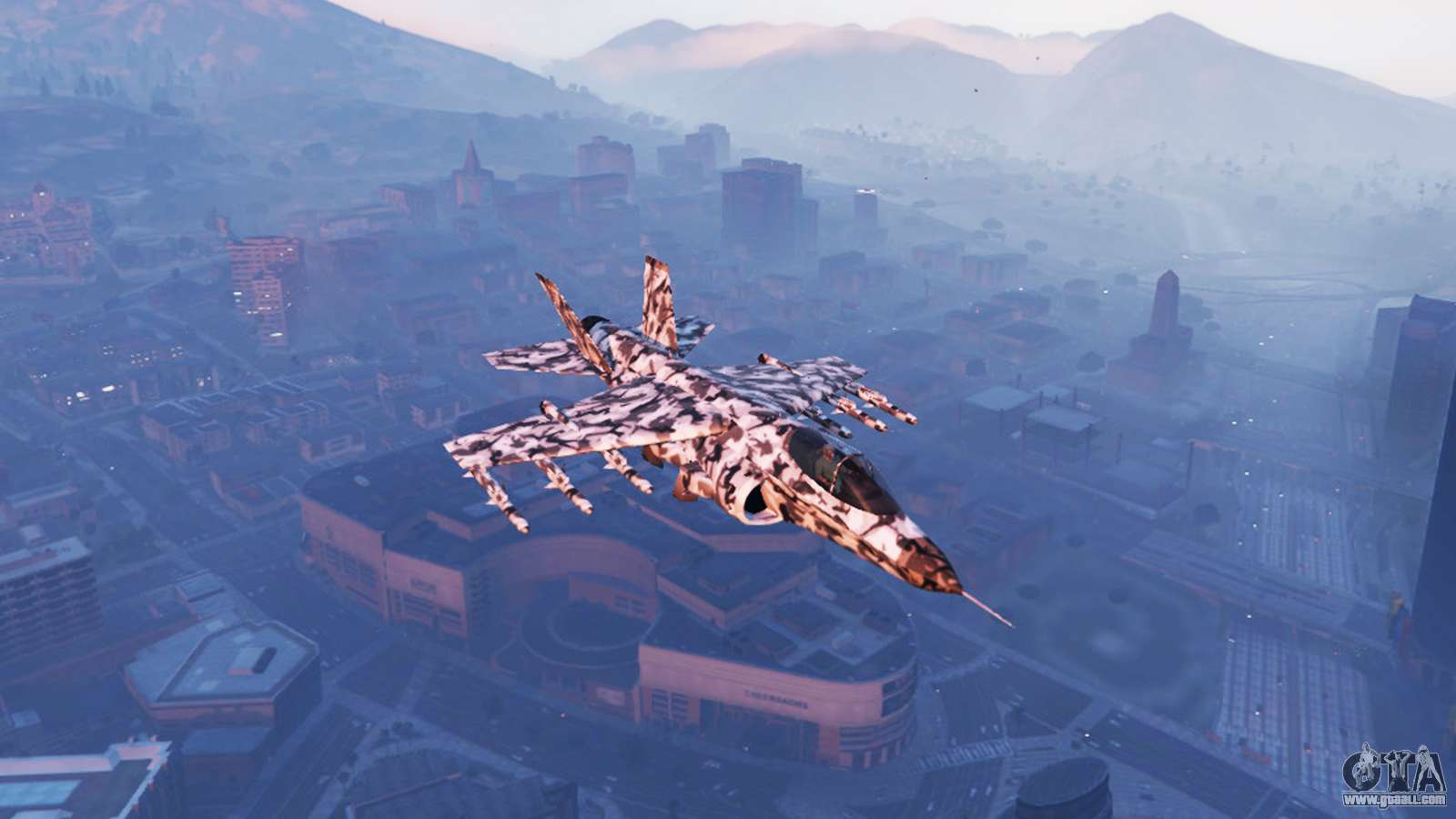 Hydra Black White Camouflage For Gta