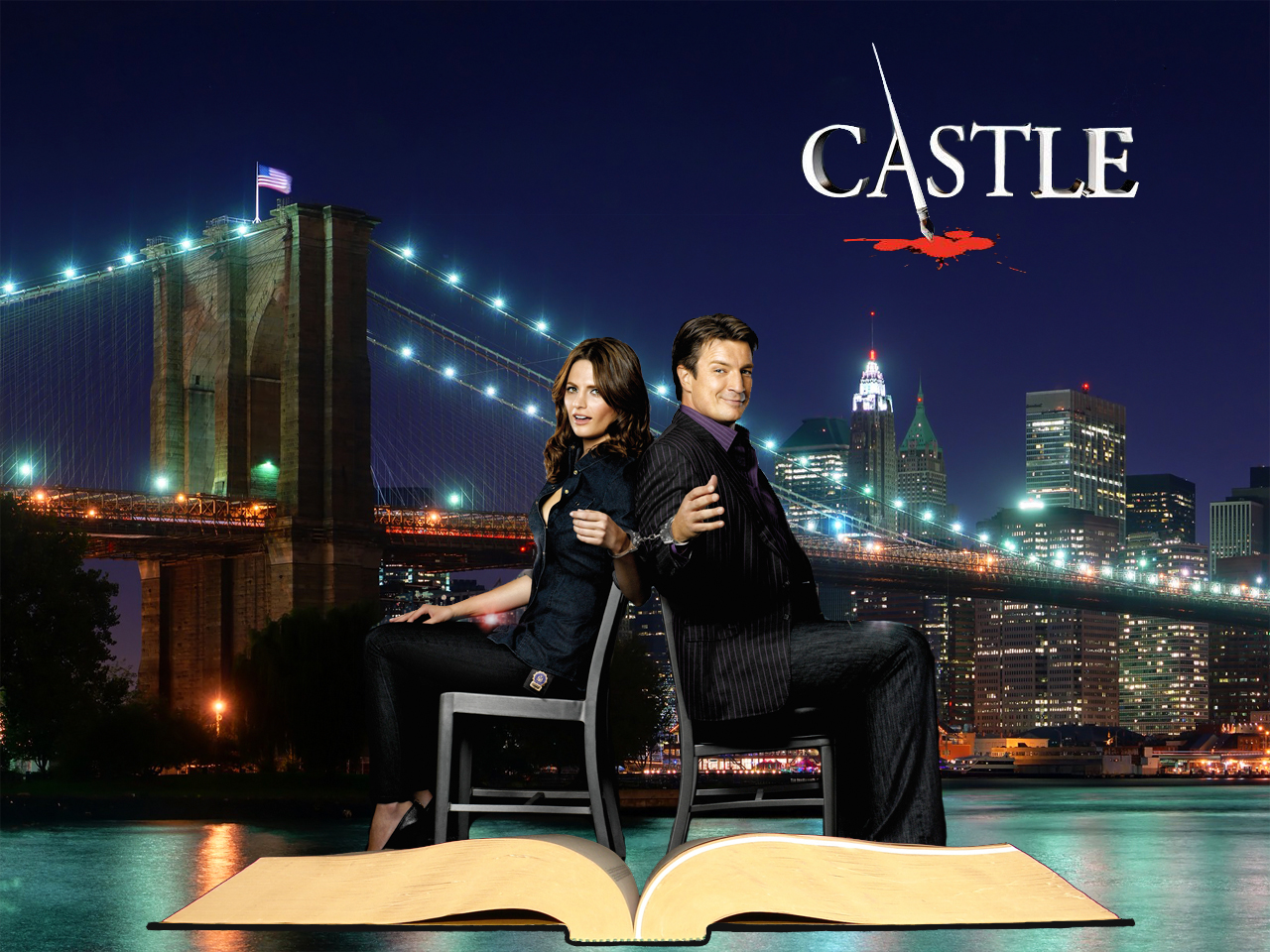 Castle Tv Show Logo Wallpaper By