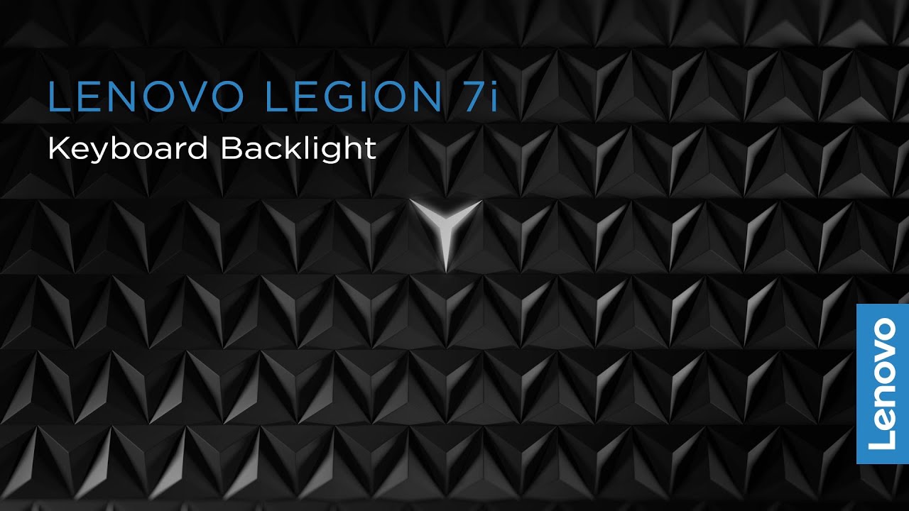 Lenovo Legion 7i Light Up Your Keyboard