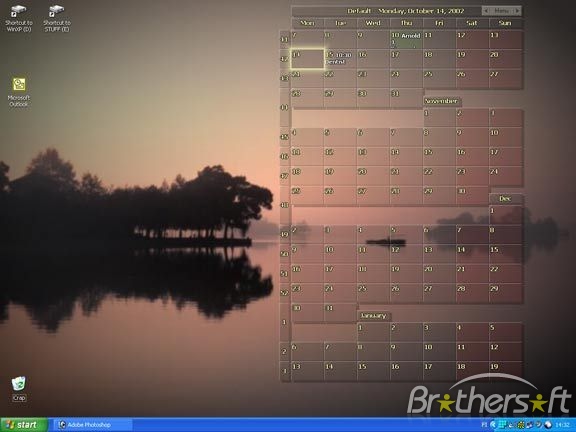 Desktop Wallpaper Calendar