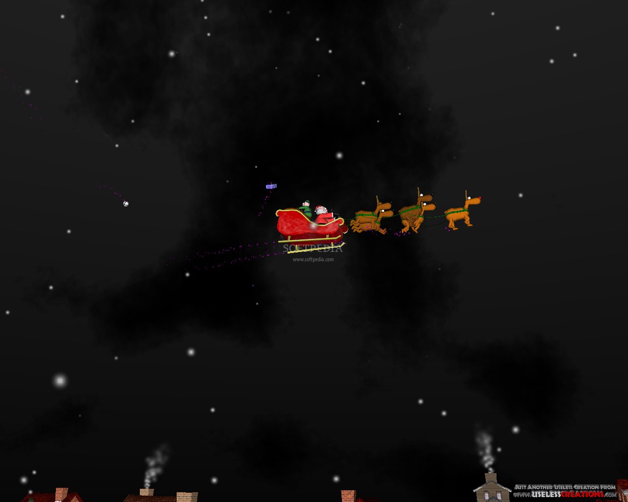 Screenshot 1 of A Very 3D Christmas Screensaver