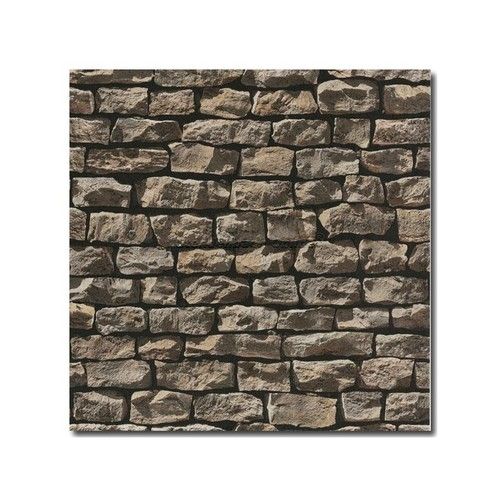 Realistic Stone Brick Wall Effect Wallpaper Pay No More Than