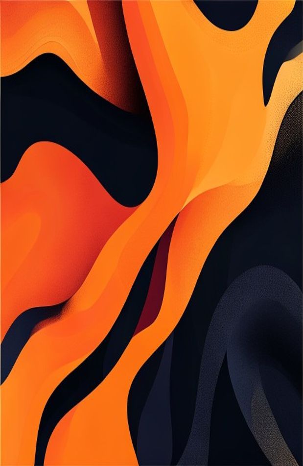 Orange And Black Wallpaper